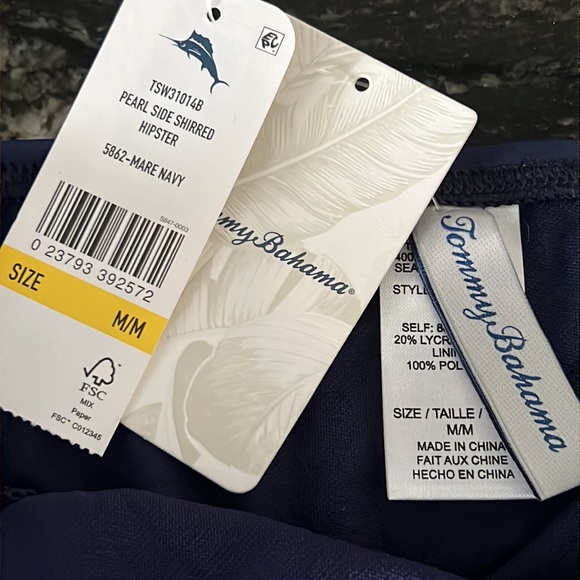 Tommy Bahama Pearl Shirred Hipster - Picture 14 of 16